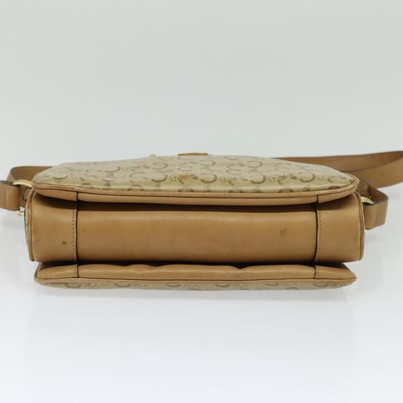CELINE C Sulky Shoulder Bag Pvc Beige Gold - Picture 9 of 12